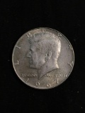 United States 1967 Kennedy Half Dollar - 40% Silver Coin - 0.147 ASW