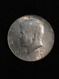 United States 1967 Kennedy Half Dollar - 40% Silver Coin - 0.147 ASW