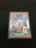 1986-87 Fleer #8 BENOIT BENJAMIN Clipper Hand Signed Autographed Basketball Card