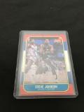 1986-87 Fleer #55 STEVE JOHNSON Spurs Hand Signed Autographed Basketball Card