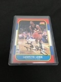 1986-87 Fleer #63 FAT LEVER Nuggets Hand SIgned Autographed Basketball Card