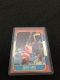 1986-87 Fleer #65 LEWIS LLOYD Rockets Hand Signed Autographed Basketball Card