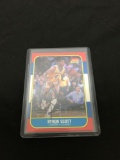 1986-87 Fleer #99 BYRON SCOTT Lakers Hand Signed Autographed Basketball Card