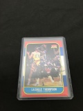 1986-87 Fleer #110 LASALLE THOMPSON Kings Hand Signed Autographed Basketball Card
