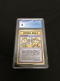 CGC Graded 1998 Pokemon Japanese Deck Exchange Vending Series 3 Card - EX/NM 6