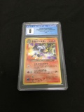 CGC Graded 2001 Pokemon Japanese Darkness and to Light DARK HOUNDOOM Holofoil Rare Card - NM-MT 8