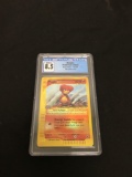 CGC Graded 2002 Pokemon Expedition MAGBY Reverse Holofoil Rare Card - NM-MT+ 8.5