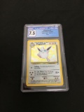 CGC Graded 2000 Pokemon Base Set 2 WIGGLYTUFF Holofoil Rare Card - NM+ 7.5