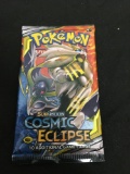 Factory Sealed Pokemon Booster Pack of Sun & Moon Cosmic Eclipse - 10 Trading Cards