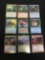 9 Count Lot of Magic the Gathering Gold Symbol RARE FOIL Trading Cards - Unsearched