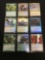 9 Count Lot of Magic the Gathering Gold Symbol RARE FOIL Trading Cards - Unsearched