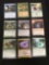 9 Count Lot of Magic the Gathering Gold Symbol Rare Cards from Collection - Unresearched