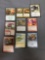 9 Count Lot of Magic the Gathering Gold Symbol Rare Cards from Collection - Unresearched