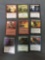 9 Count Lot of Magic the Gathering Gold Symbol Rare Cards from Collection - Unresearched