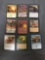 9 Count Lot of Magic the Gathering Gold Symbol Rare Cards from Collection - Unresearched