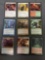 9 Count Lot of Magic the Gathering Gold Symbol Rare Cards from Collection - Unresearched