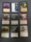 9 Count Lot of Magic the Gathering Gold Symbol Rare Cards from Collection - Unresearched