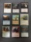 9 Count Lot of Magic the Gathering Gold Symbol Rare Cards from Collection - Unresearched