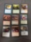 9 Count Lot of Magic the Gathering Gold Symbol Rare Cards from Collection - Unresearched