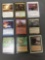 9 Count Lot of Magic the Gathering Gold Symbol Rare Cards from Collection - Unresearched