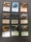 9 Count Lot of Magic the Gathering Gold Symbol Rare Cards from Collection - Unresearched