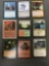 9 Count Lot of Magic the Gathering Gold Symbol Rare Cards from Collection - Unresearched