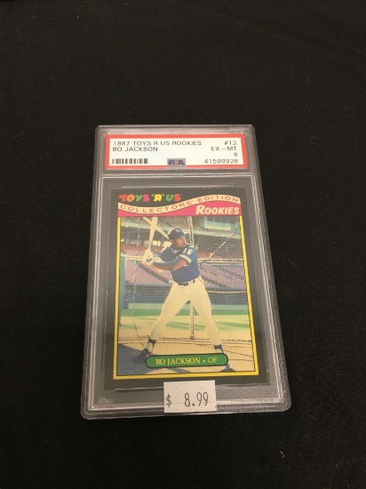 PSA Graded EX-MT 6 - 1987 Toys R Us Rookies Bo Jackson #13