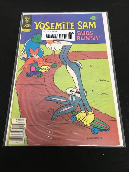 Vintage Gold Key YOSEMITE SAM AND BUGS BUNNY Comic Book (Skateboard)