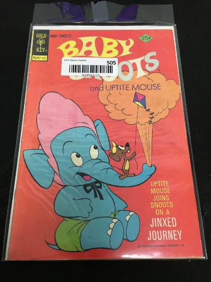 Vintage Gold Key BABY SNOOTS and UPTITE MOUSE JINXED JOURNEY Comic Book
