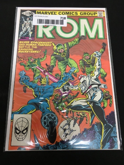 Vintage Marvel Comics Group ROM SILVER SPACEKNIGHT AND THE HUMAN TORPEDO BATTLE THE RAVAGING