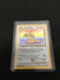 Vintage Pokemon Fossil DRAGONITE Holofoil Rare Card 4/62