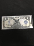 1899 United States Black Eagle $1 Silver Certificate Bill Currency Note from Estate