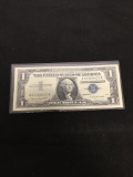 1957-A United States Washington $1 Silver Certificate Bill Currency Note