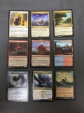 9 Count Lot of Magic the Gathering Gold Symbol Rare Cards from Collection - Unresearched