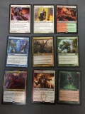 9 Count Lot of Magic the Gathering Gold Symbol Rare Cards from Collection - Unresearched