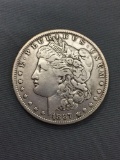 1887-O United States Morgan Silver Dollar - 90% Silver Coin from Estate