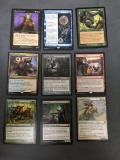 9 Count Lot of Magic the Gathering Gold Symbol Rare Cards from Collection - Unresearched