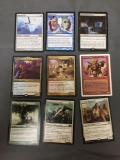 9 Count Lot of Magic the Gathering Gold Symbol Rare Cards from Collection - Unresearched