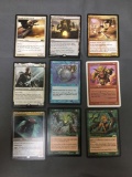 9 Count Lot of Magic the Gathering Gold Symbol Rare Cards from Collection - Unresearched