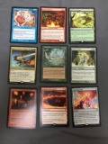 9 Count Lot of Magic the Gathering Gold Symbol Rare Cards from Collection - Unresearched