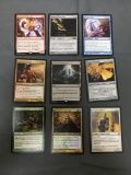 9 Count Lot of Magic the Gathering Gold Symbol Rare Cards from Collection - Unresearched