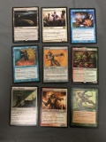 9 Count Lot of Magic the Gathering Gold Symbol Rare Cards from Collection - Unresearched