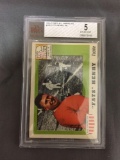 BVG Graded EX 5 - 1955 Topps All American #100 Fats Henry SP