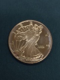 Walking Liberty Style 1 Ounce Copper Rounds