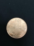 Walking Liberty Style 1 Ounce Copper Rounds