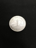 1 Troy Ounce .999 Fine Silver 1995 Morgan Dollar Style Silver Bullion Round Coin