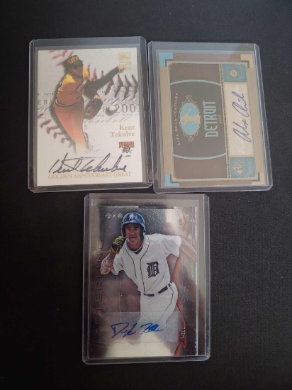 Autograph lot of 3