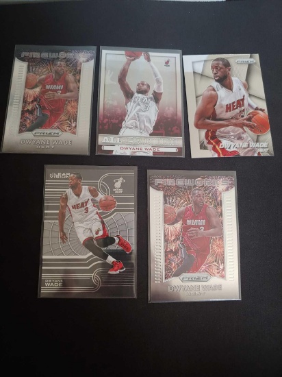 Dwayne Wade lot of 5