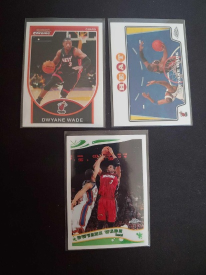 Dwayne Wade lot of 3