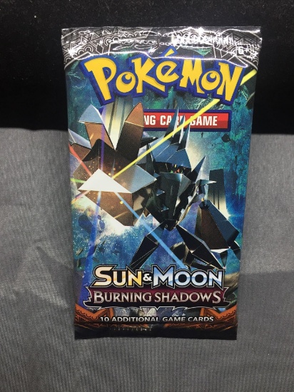 Factory Sealed Pokemon 10 Card Booster Pack of Sun & Moon BURNING SHADOWS